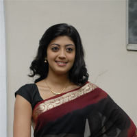 Praneetha hot in transparent black saree | Picture 68332